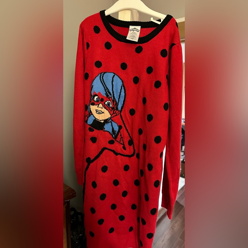 COPY - Miraculous Lady Bug red dress size 10/12